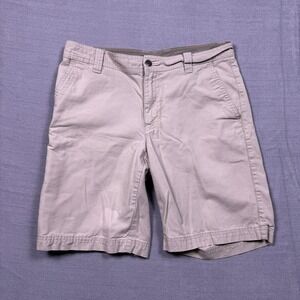 Columbia Mens Size 32W Tan Khaki Casual Cotton‎ Shorts Outdoor Adventure